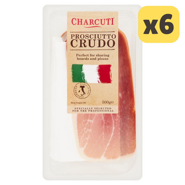 Charcuti Prosciutto Crudo [CASE OF 6X500g]
