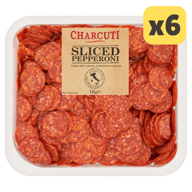 Charcuti Sliced Pepperoni [CASE OF 6x1kg]