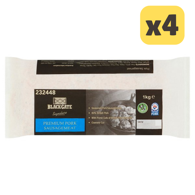 Blackgate Signature Premium Pork Sausagemeat [CASE OF 4x1kg]