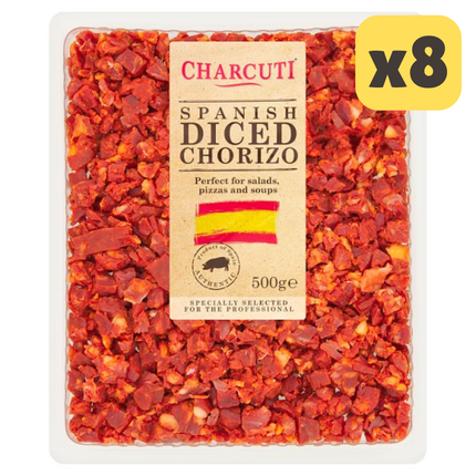 Charcuti Spanish Diced Chorizo [CASE OF 8x500g]