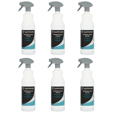 Stainless Steel Polish 1 Litre Case of 6 | Professional Steel Polish
