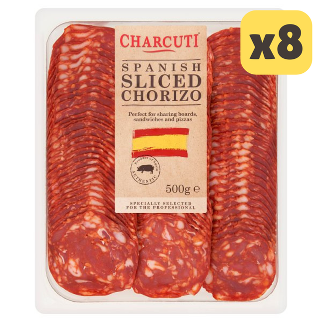 Charcuti Spanish Sliced Chorizo [CASE OF 8x500g]