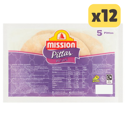 Mission 5 Pittas Plain [CASE OF 12x5 Pittas]