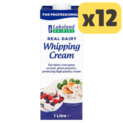 Lakeland Dairies Real Dairy Whipping Cream [CASE OF 12x1L]