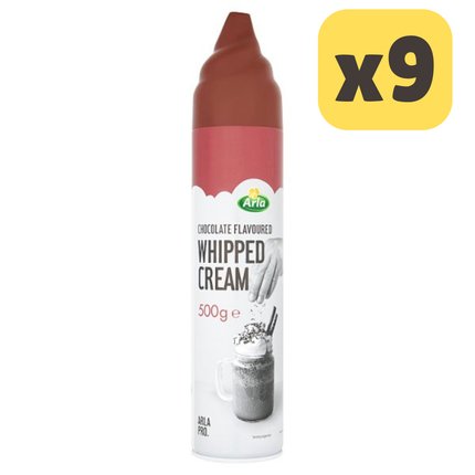 Arla Chocolate Flavoured Whipped Cream [CASE OF 9x500g]