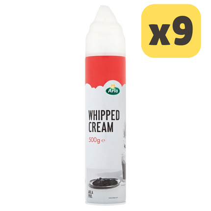 Arla Whipped Cream [CASE OF 9x500g]