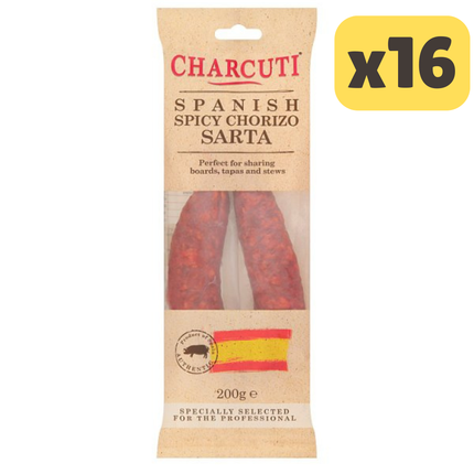 Charcuti Spanish Spicy Chorizo Sarta [CASE OF 16x200g]