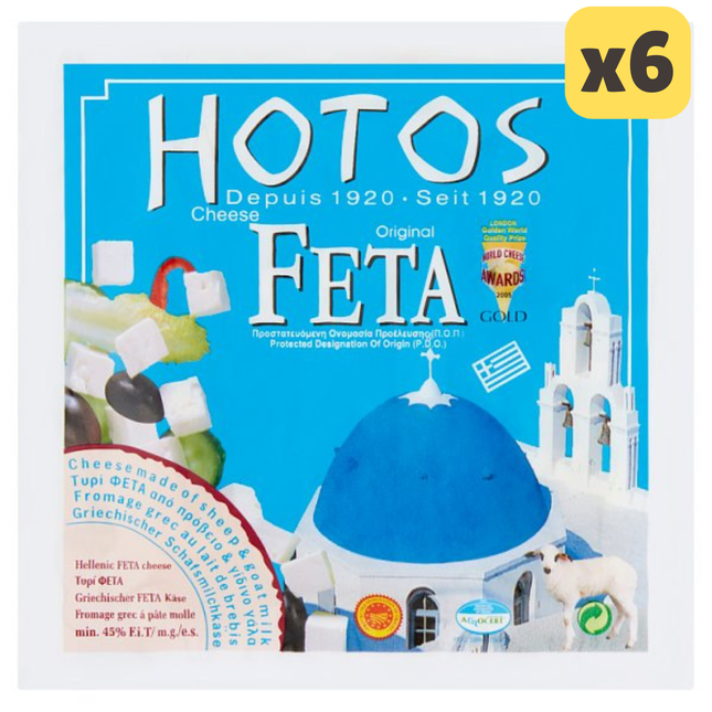 Hotos Original Feta Cheese 800g [CASE OF 6x800g]