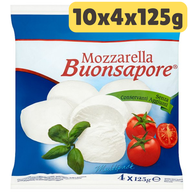 Mozzarella Buonsapore Mozzarella Multipack 4 x 125g [CASE OF 10 BAGS OF 4x125g]