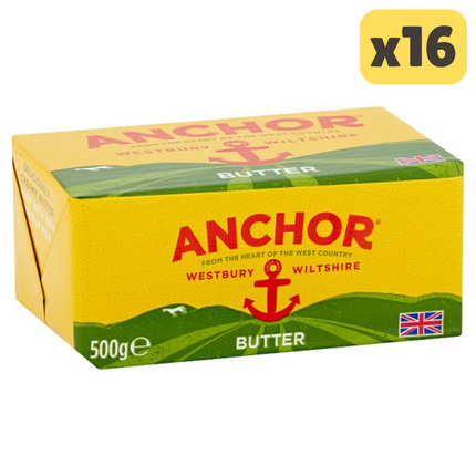 Anchor Salted Butter 500g [CASE OF 16 x 500g]