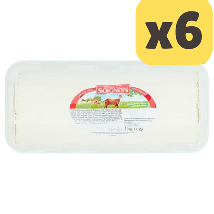 Soignon Goat Cheese Log 1kg [CASE OF 6x1KG]