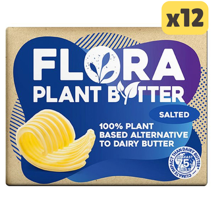Flora Salted Block Butter Alternative 12 x 200g | Wholesale Plant Based Butter Alternative