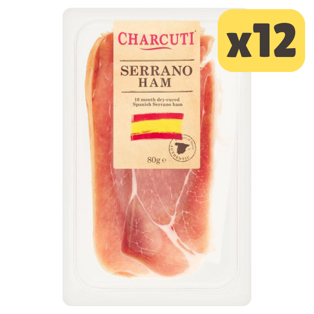 Charcuti Serrano Ham [CASE OF 12x80g]