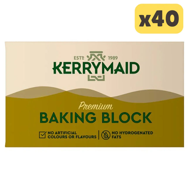 Kerrymaid Premium Baking Block 250g [CASE OF 40 x 250g] The Catering Mart