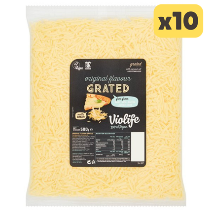 Violife Original Flavour Grated 500g [CASE OF 10 x 500g]