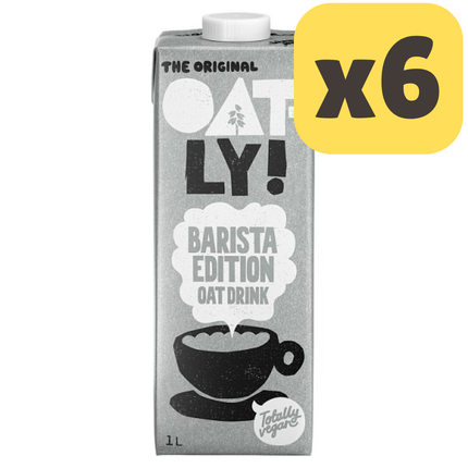 Oatly Barista Edition Oat Drink 6 x 1L | Long Life Barista Oat Milk Alternative