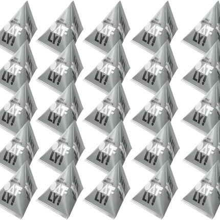 Oatly oat milk long life sachets pack containing 25 individual 20ml vegan oat drink portions for tea coffee and hospitality service