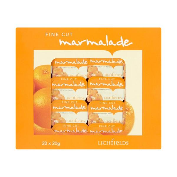 Lichfields Fine Cut Marmalade Portions 20 x 20g Hospitality Pack